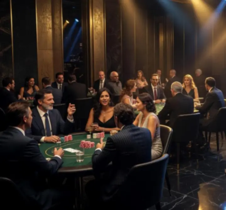 Éjszakai klub hangulatú offline póker est