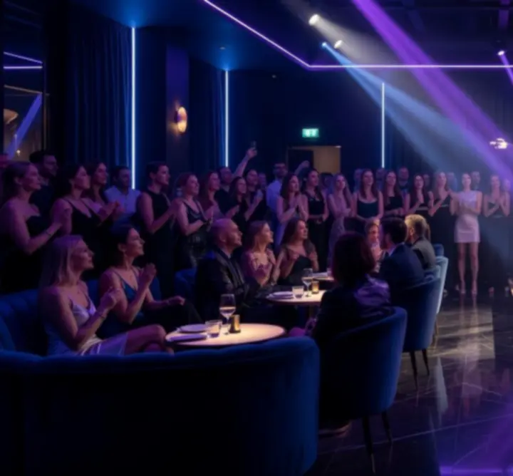 Koncert és DJ fellépés látványos fényekkel budapesti rendezvényhelyszínen